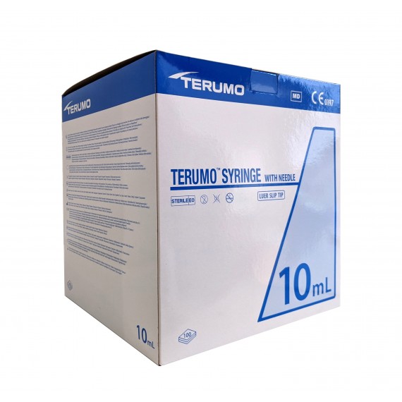 ΣΥΡΙΓΓΕΣ TERUMO 10ML ΜΕ ΒΕΛΟΝΑ 21G